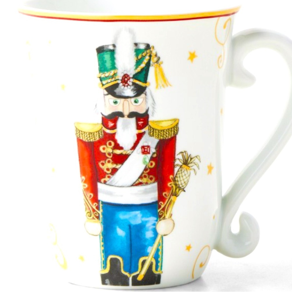 Williams Sonoma TWAS THE NIGHT BEFORE CHRISTMAS Nutcracker Mug 14-oz. cap.